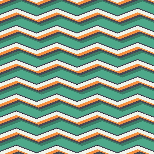 Retro wzór zygzak, abstrakcyjne tło geometryczne w stylu lat 80-tych, 90-tych. Geometryczna prosta ilustracja