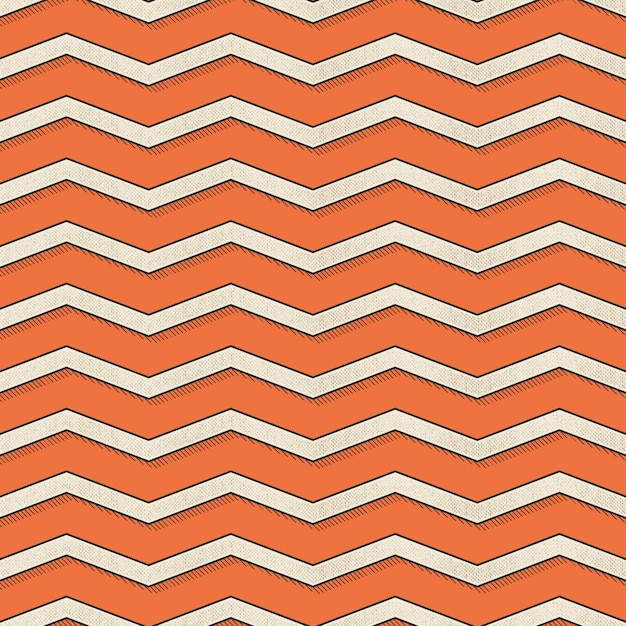 Retro wzór zygzak, abstrakcyjne tło geometryczne w stylu lat 80-tych, 90-tych. Geometryczna prosta ilustracja