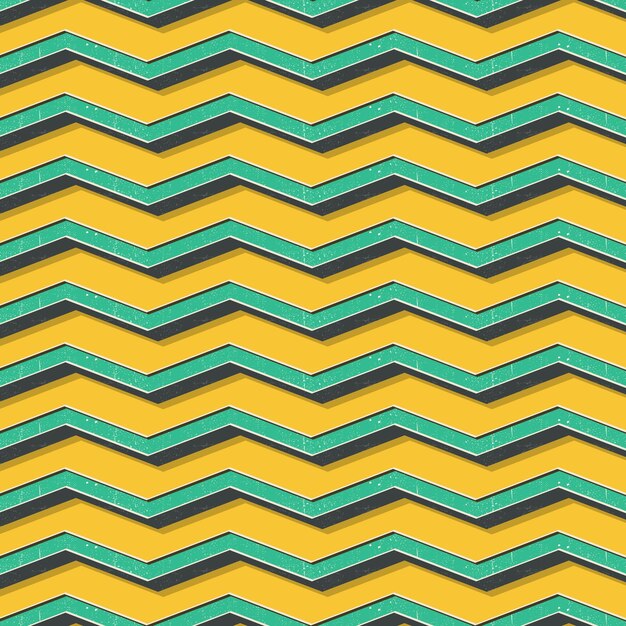 Retro wzór zygzak, abstrakcyjne tło geometryczne w stylu lat 80-tych, 90-tych. Geometryczna prosta ilustracja