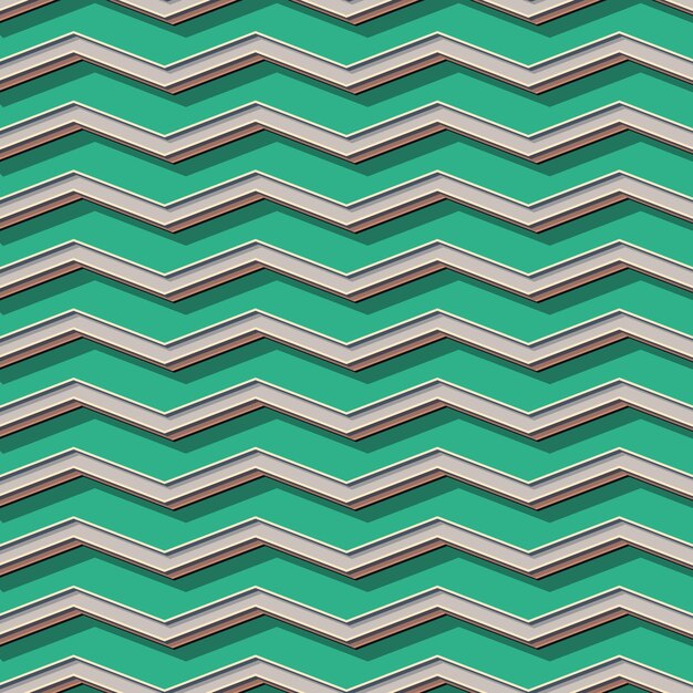 Retro wzór zygzak, abstrakcyjne tło geometryczne w stylu lat 80-tych, 90-tych. Geometryczna prosta ilustracja