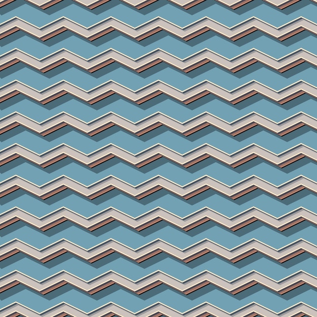 Retro wzór zygzak, abstrakcyjne tło geometryczne w stylu lat 80-tych, 90-tych. Geometryczna prosta ilustracja