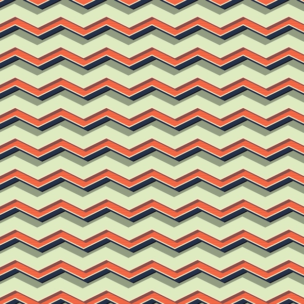 Retro wzór zygzak, abstrakcyjne tło geometryczne w stylu lat 80-tych, 90-tych. Geometryczna prosta ilustracja