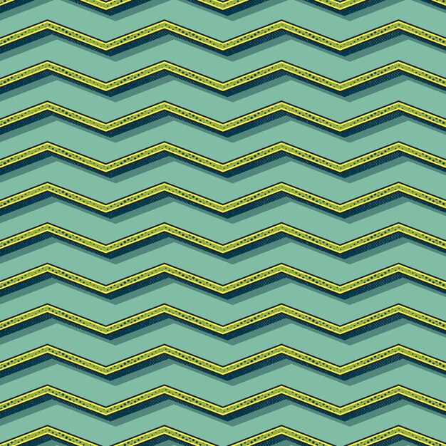 Retro wzór zygzak. Streszczenie tło geometryczne w stylu lat 80-tych, 90-tych. Geometryczna prosta ilustracja