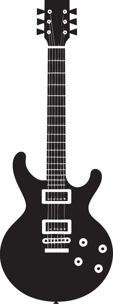Plik wektorowy rhythmic radiance guitar logo vector art musical majesty guitar icon design icon