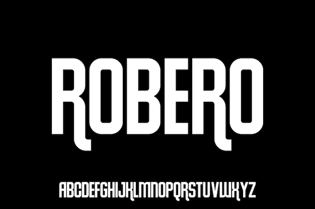 Robero Urban Condensed Retro Font