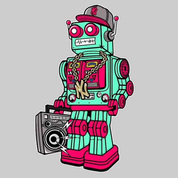 Robot Boombox