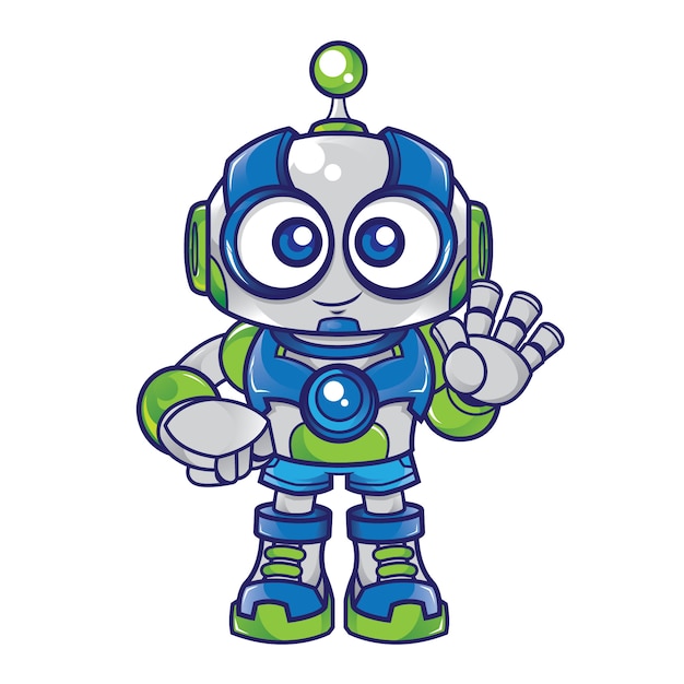 Robot maskotka