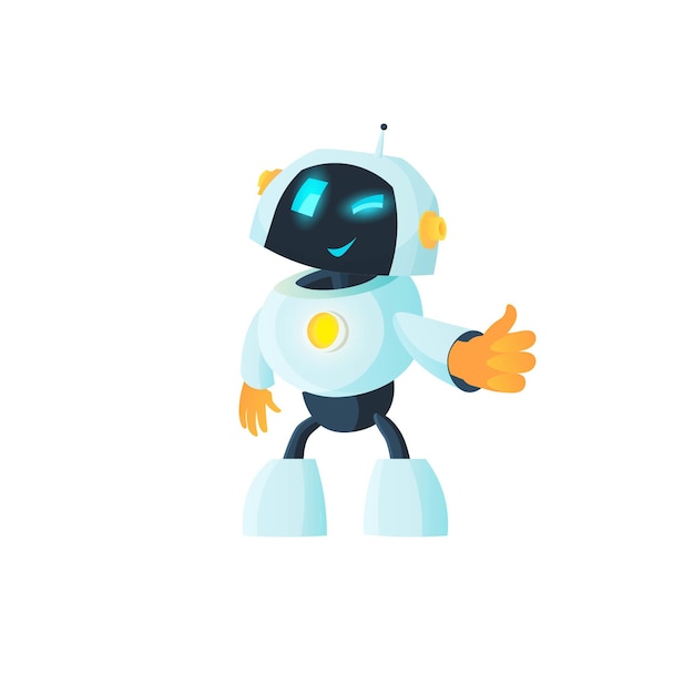 Robot pokazuje kciuki do góry