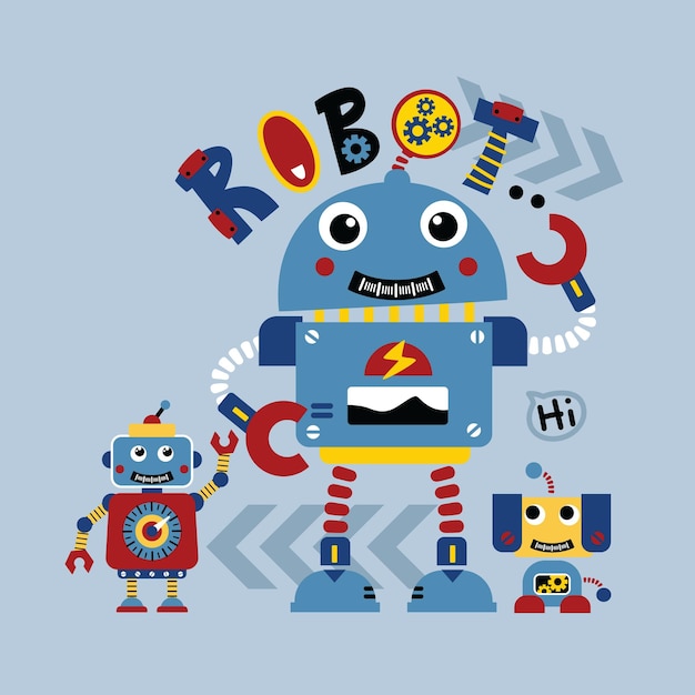 Plik wektorowy robot vector