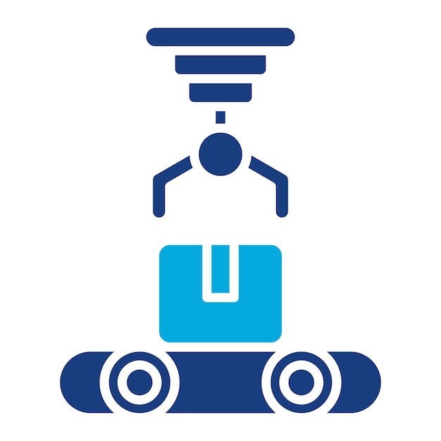 Robotyczne sortowanie ilustracji duotonowej