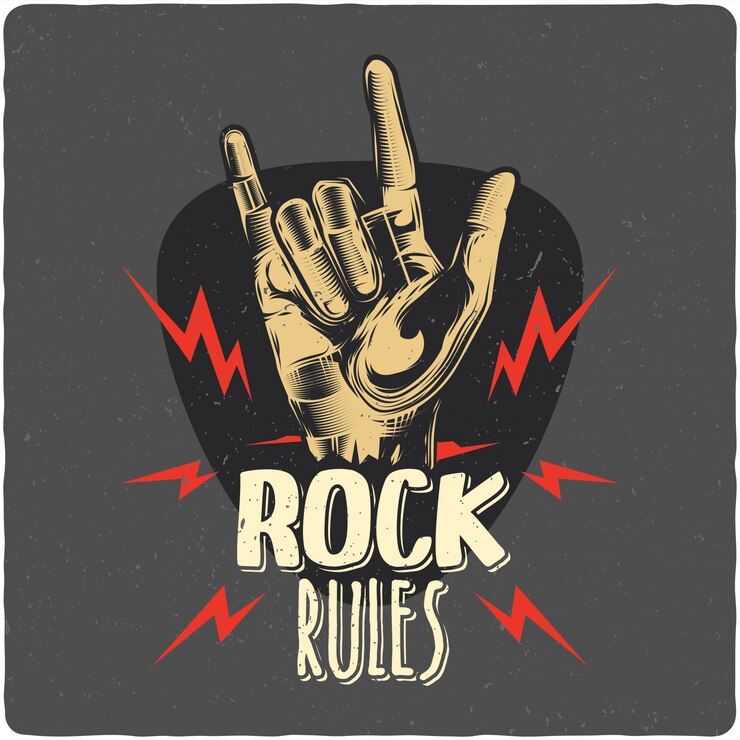 Rockowa ręka