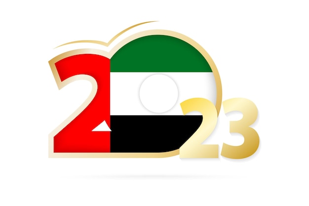 Rok 2023 Ze Wzorem Flagi Zjednoczonych Emiratów Arabskich