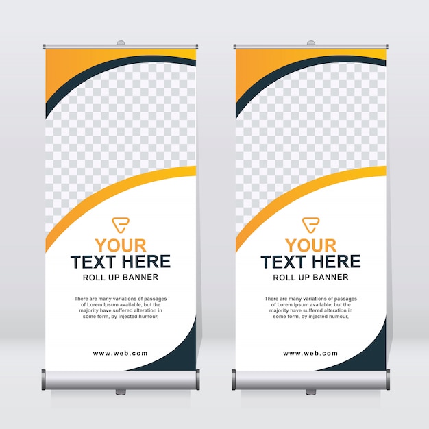 Roll Up Banner Design Template