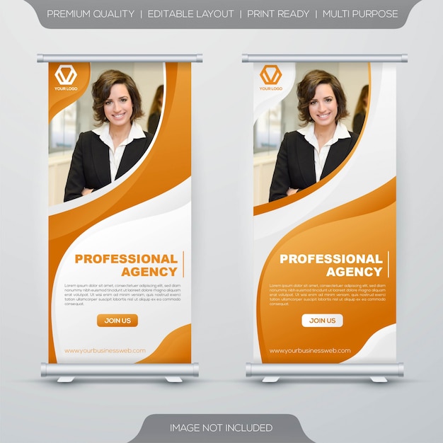 Roll Up Stand Banner Template