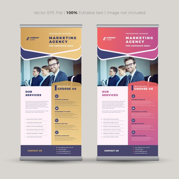 Rollup Banner Design i Stand Up Banner