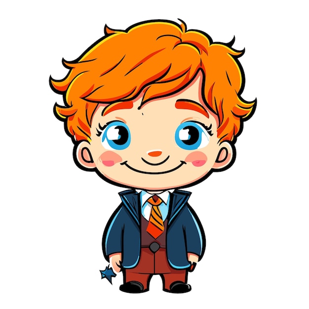 Ron Weasley Wektor Ilustracja Kreskówka