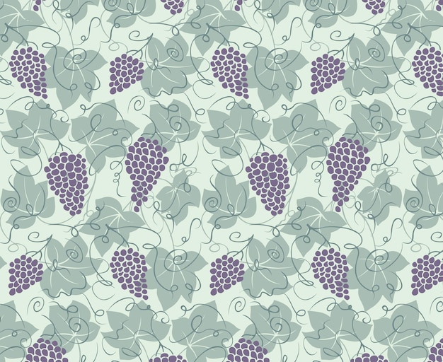 Rośliny_doodle_Grape_8_pattern
