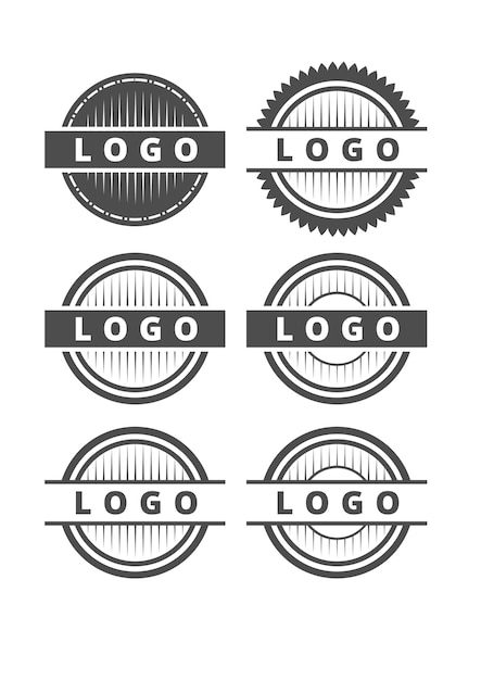 Plik wektorowy round_logo_design