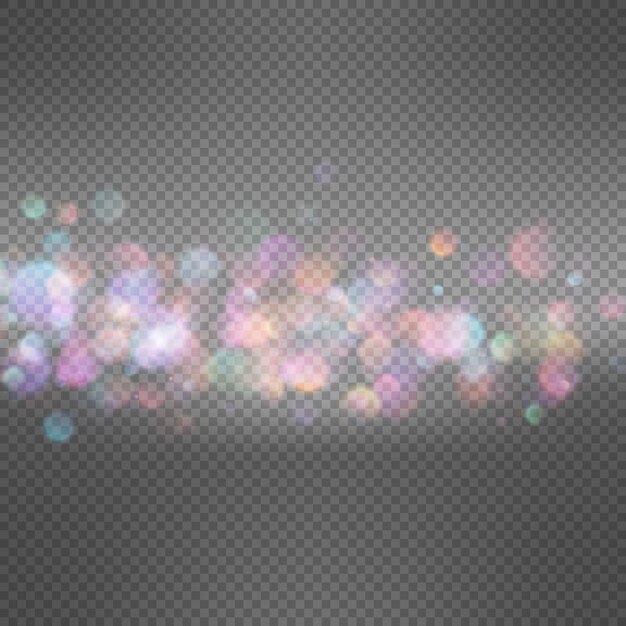 Rozmyte streszczenie bokeh świateł