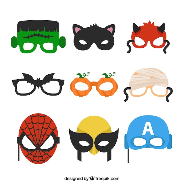 Różnorodność Maski Halloween