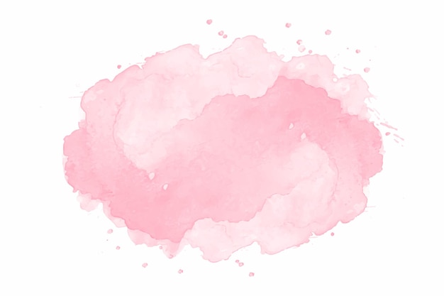 Różowa farba akwarela pędzla wektor stylizowane paski karty. Aquarelle streszczenie ręcznie rysowane tekstury papieru płynny kolor tła