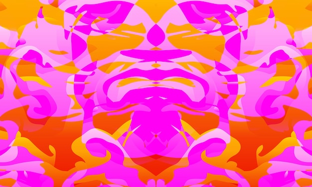 Różowy, fioletowy i pomarańczowy surrealistyczny styl, marmurowa tekstura tło wektor, kolorowe tło