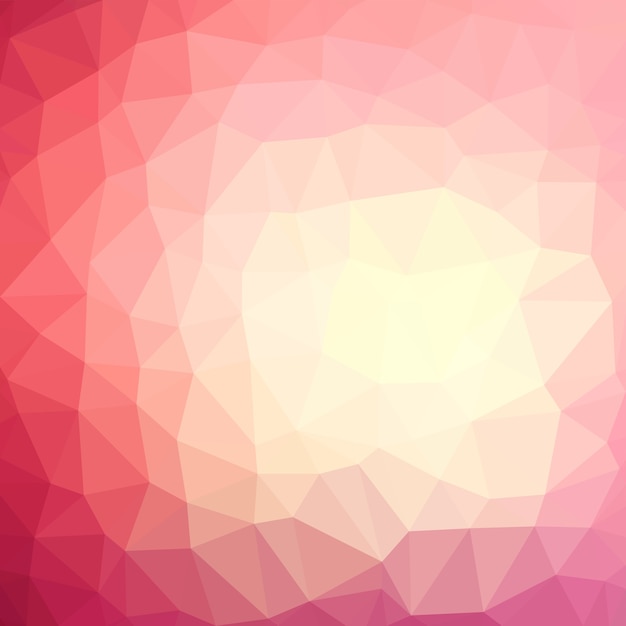 Różowy low poly trójkątny kształt abstrakcyjny wzór tła