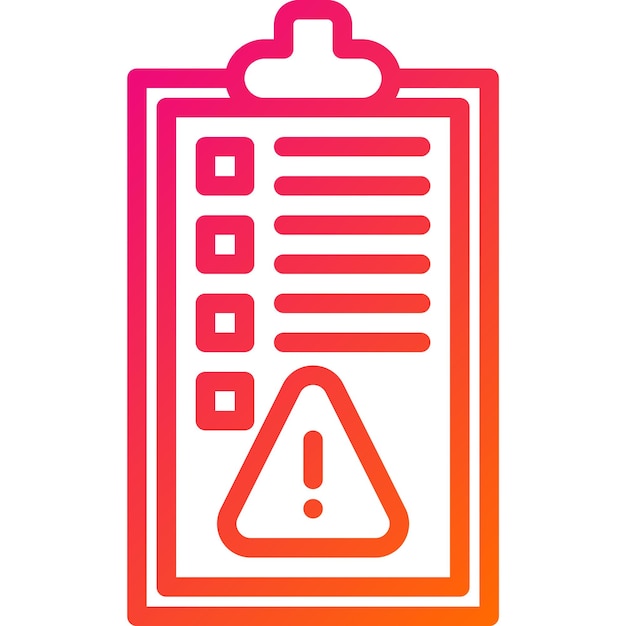Rules Alert Vector Icon Design Ilustracja