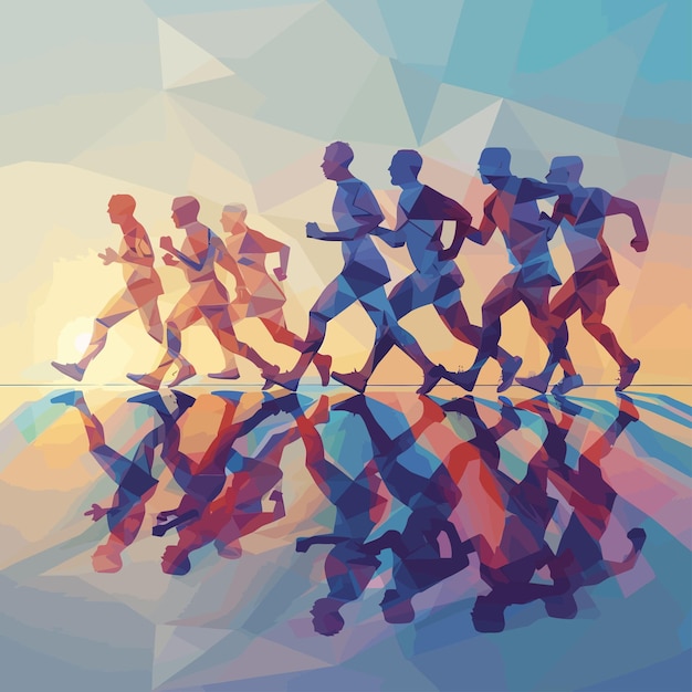 Run_group_of_running_people_low_poly_vector