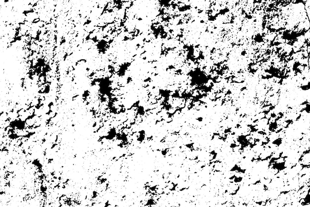 Rustyczna grunge wektorowa tekstura z ziarnami i plamami Abstrakcyjne tło hałasu Powierzchnia zniszczona przez pogodę Brudna i uszkodzona Szczegółowe szorstkie tło Ilustracja graficzna wektorowa z przezroczystym białym EPS10