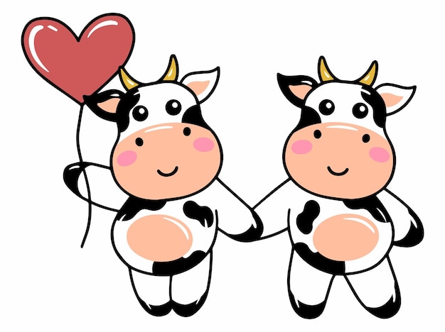 Rysunek zwierząt krowy