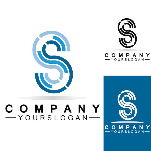 S Logo Litera S szablon projektu ikony logo
