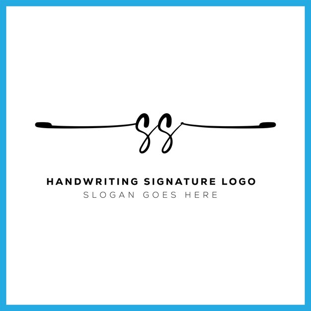 S.s. Handwriting Signature Logo Design (s.s. Letter Real Estate Beauty Photography) - Logo Pisma, Podpis, Podpis I Logo.