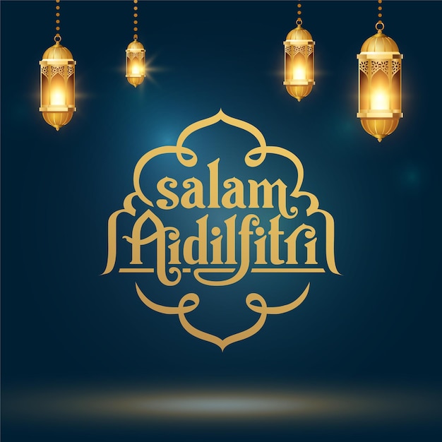 Plik wektorowy salam aidilfitri