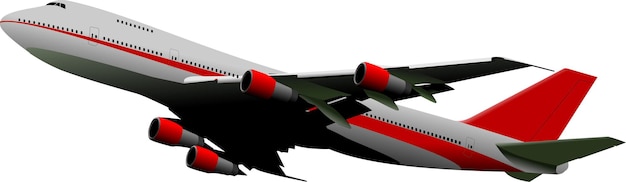 Plik wektorowy samolot na ilustracji wektorowych powietrza