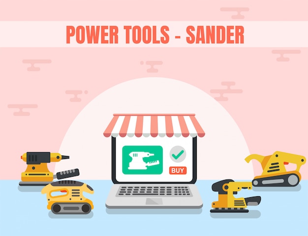 Sander Power Tool Woodworking Online Shop