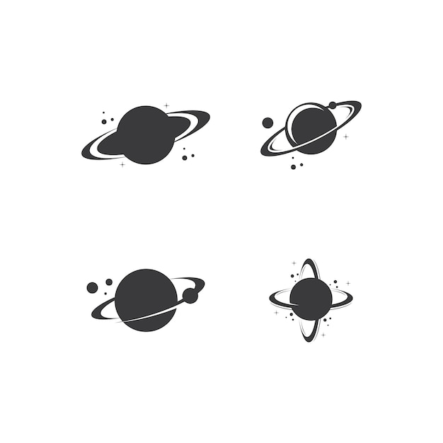Plik wektorowy saturn planet symbol ilustracja wektorowa