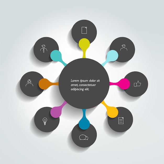 Schemat Schematu Blokowego Element Infografiki