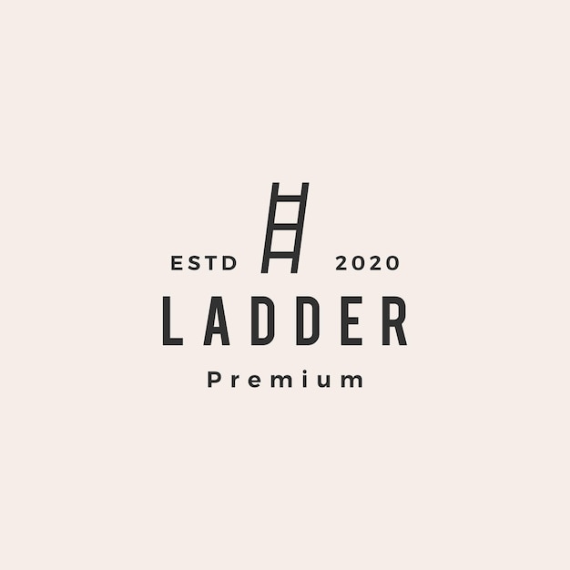 Schody Drabiny Hipster Vintage Logo