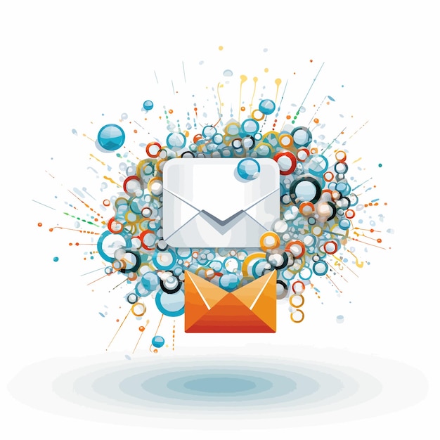 Plik wektorowy sending_email_vector_illustrated