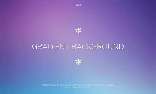 Serenity Niebieski i Fioletowy Gradient Tło Projekt
