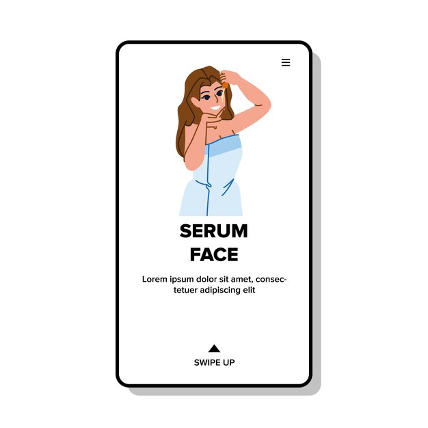 Serum wektor twarzy