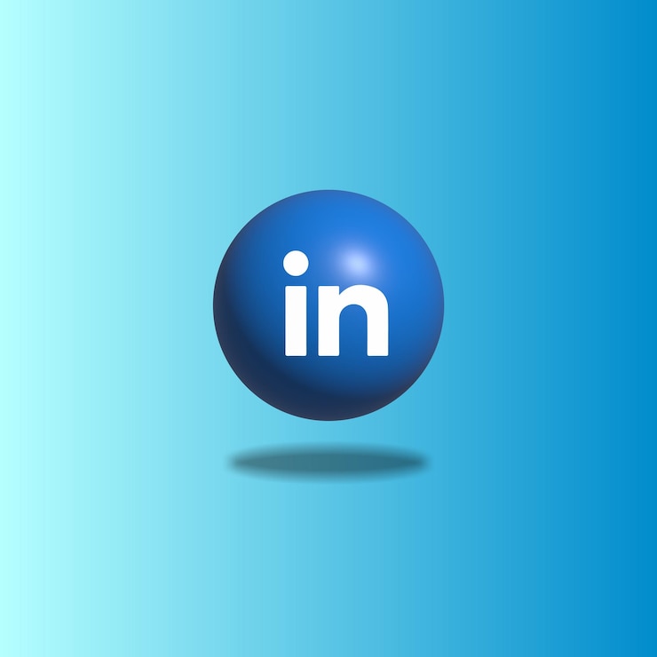Wektor sfera linkedinu