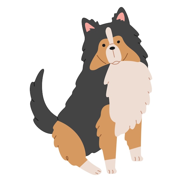 Plik wektorowy shetland sheepdog 1