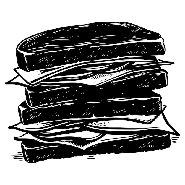 Plik wektorowy silhouette kanapka tylko czarny kolor