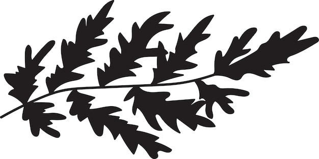 Plik wektorowy silhueta gałęzi liści