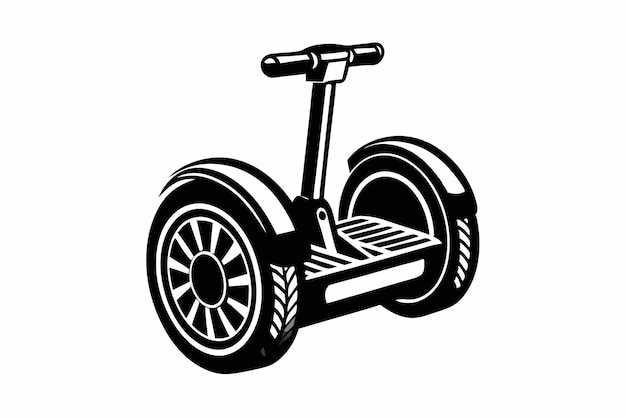 Siluweta wektora Segway