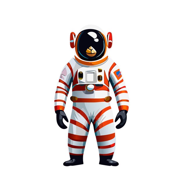 Plik wektorowy simio traje de astronauta retro