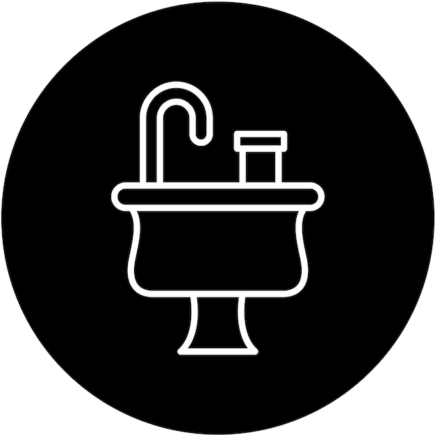 Plik wektorowy sink icon style