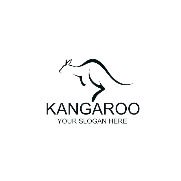 Plik wektorowy skaczący ikona kangura